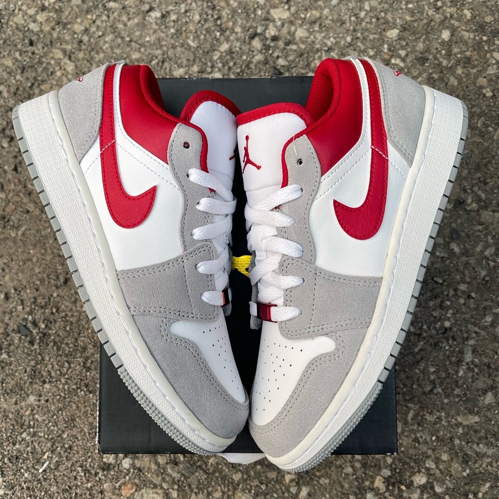 Size 4Y - Jordan 1 low smoke grey